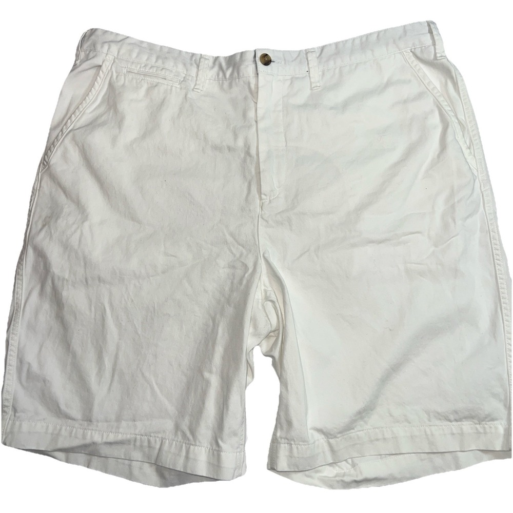 Polo Ralph Lauren Men's 9" Shorts Classic Fit‎ Size 40 White 100% Cotton